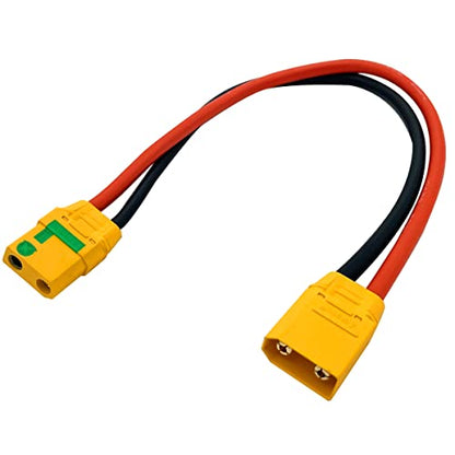XT90-S Anti-Spark Female to XT90 Male Plug Extension Wire Cable Lead Silicone Wire 10AWG 30CM for Aircraft Model - style: XT90S Extension Cable