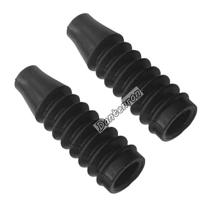 4Pcs 1:8 RC Absorber Rubber Cover Shock Damper Absorption Cover Dust-Proof Boot for 1/8 RC Off-Road Monster Short-Course Truck Kyosho TRX4 Hobao HPI HSP Upgrade Parts (46mm) - size: 46mm
