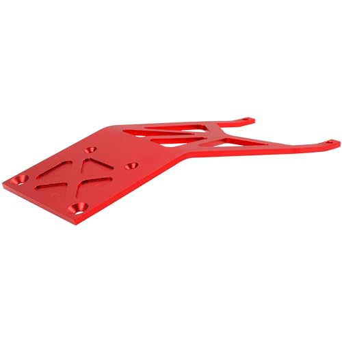 Aluminum Front Skid Plate Skidplate #5837 Compatible with Traxxas Slash 2WD 1/10 RC Car Upgrade Parts (Red) - color: Red