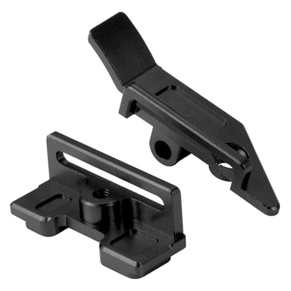 Battery Plate with Strap for Tra-xxas 1:16 Mini Maxx/XRT | Aluminium Mounting Tray 4WD VXL-3S Monster Truck Upgrades (Black) - color: Black