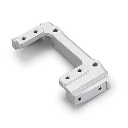 Metal Front Plate Bumper Mount for AXIAL SCX10 II 90046 1/10 RC Crawler Car (Silver) - color: Silver