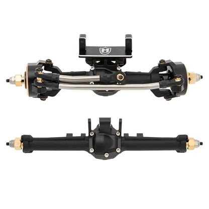 MEUS RACING Nylon TRX4M Axles with Isokinetic 3-Section CVD for Traxxas TRX4M Bronco/Defender/High Trail K10/ F150 1/18 RC Crawler Upgrade, +5mm Widened and 52° Max. Steering Angle
