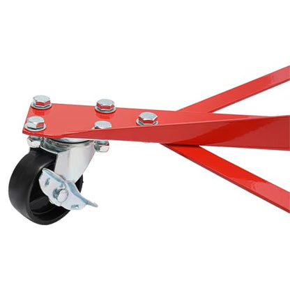 Auto Body Panel Tree Holder Paint Stand, 330 lbs Capacity, Adjustable Center Post Hang Paint Spray Stand with 4 Lockable Wheels & 6 Hook Levers for Automotive Doors Bumpers Fenders Hoods(Height 71'') - size: 75x75x180cm