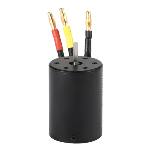 High Efficiency 3800KV Brushless RC Motor for 1 8 10 Trucks 550 Size Compatible Optimized Heat Dissipation Plug and Play Setup - size: 4500KV