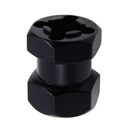 Alloy 12mm Wheel Hub Hex Spacer 15mm Offset Extension Drive Adapter for 1/10 RC Crawler Truck (15mm) - size: 15mm