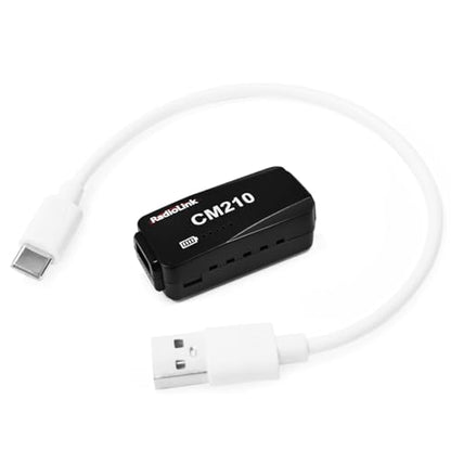 Radiolink CM210 15W 1.5A Faster 2S 7.4V LiPo Battery Balance Charger USB Type-C Connector for RC Airplane Transmitter Car Boat SCX24 SCX10 Gel Blaster Gun