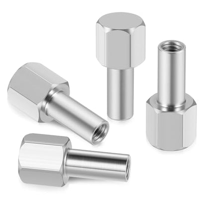 MOHERO Metal Center Nuts for 1/10 RC Crawler Car SCX10 Wraith 12mm Wheel Hub Hex Drive Adaptor 15mm Extension (15mm) - color: 15mm