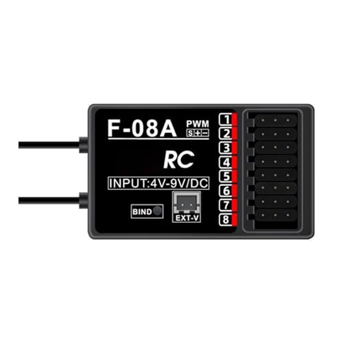 4/6/8CH Receiver Multiple Frequency F04A F06A F08A for Remote Models Enhances Stability and Easy Installation