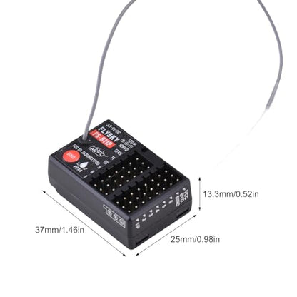 Flysky FS-R11P 11 Channel 2.4GHz Receiver for RC Car Boat, Long Range Radio Control Receiver with PWM PPM IBUS SBUS Output