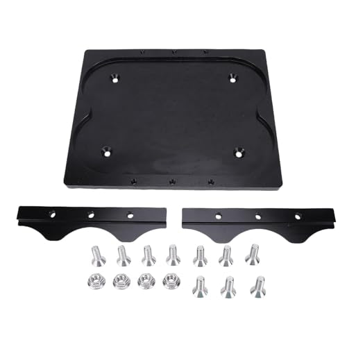 Battery Billet Pallet Battery Tray Battery Mount 6061-T6 Aluminum Alloy Anodized Universal Replacement for Optima 34 78 Batteries with High Strength Secure Installation