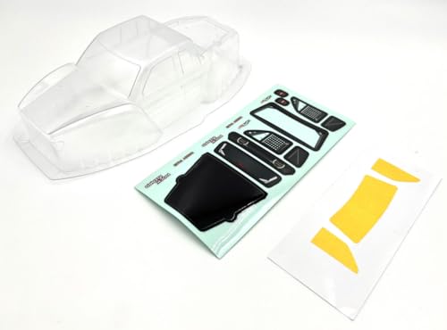 HobbyPlus EVO/EVO PRO RC Crawler 1/18 Scale Body Shells - Remote Control Car, RC Car, RC Crawler Upgrade Parts (HELIDIRECT) (EVO/EVO PRO Lizard LCG Clear Body)