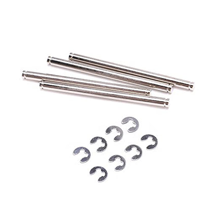 Upgrade Suspension Pins with E Clips 48mm 4PCS Stainless Steel Hinge Pin Set Compatible with Traxxas Slash 2W D 1 10 RC Car Parts Replacement