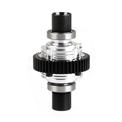 CNC Metal Complete Differential Diff.Gear Set (Silver) | for 1/5 Hpi Rofun Baha King Motor Rovan Baja 5B 5T 5Sc Truck Rc Car Parts - color: Silver