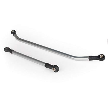 LCX Racing 1/10th RC Crawler Car Aluminum AR60 OCP Front Steering Link for Axial Wraith RR10 SMT10 AX10, Upgrades Parts Accessories (Silver) - color: Silver
