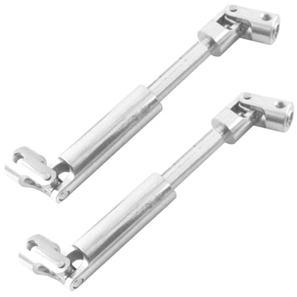 2Pcs Vgoohobby Metal Centre Transmission Shaft Drive Shaft Dogbone Compatible with Axial SCX10 SCX0016 Tamiya CC01 RC4WD D90 90028 1/10 RC Rock Crawlers Car (90mm-115mm) - size: 90mm-115mm