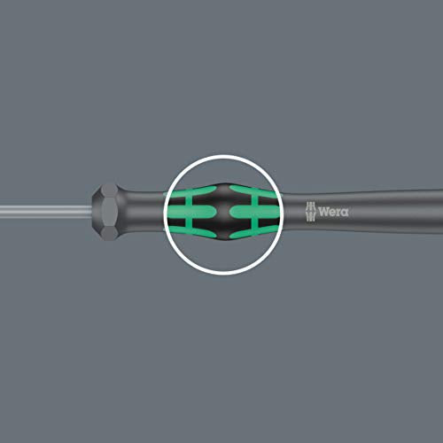 WERA 05118066001 2054 Screwdriver for Hexagon Socket Screws for Electronic Applications, 1.5 x 60 mm - size: One Size