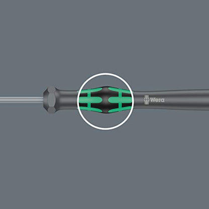 WERA 05118066001 2054 Screwdriver for Hexagon Socket Screws for Electronic Applications, 1.5 x 60 mm - size: One Size