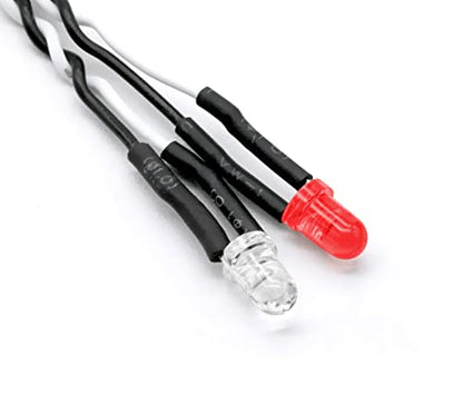 OGRC RC Led Headlights & Taillights Kit for TRX4M 1/18 RC Crawler Car (White & Red)