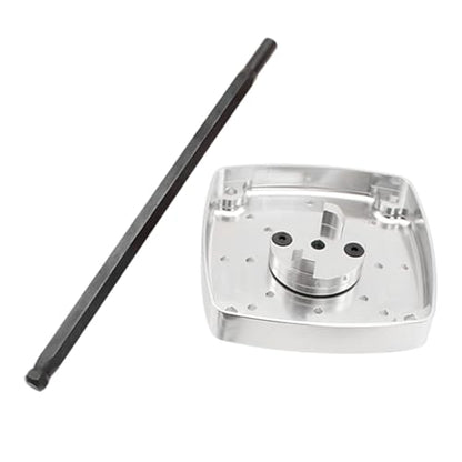 Rc Car Roto Starter for Zenoah CY 23cc 26cc 29cc 30.5cc Engine Silver | for 1/5 HPI Rofun Rovan Kingmotor Baja Losi 5ive T FG Goped Redcat MCD DDT FID Racing Parts - color: Silver