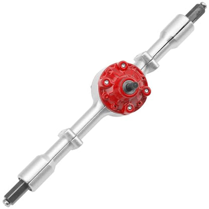 Metal Front & Rear Portal Axle Set Upgrades Parts Compatible with WPL C14 C24 C34 C44 B14 B24 1/16 RC Car (Silver) - color: Silver