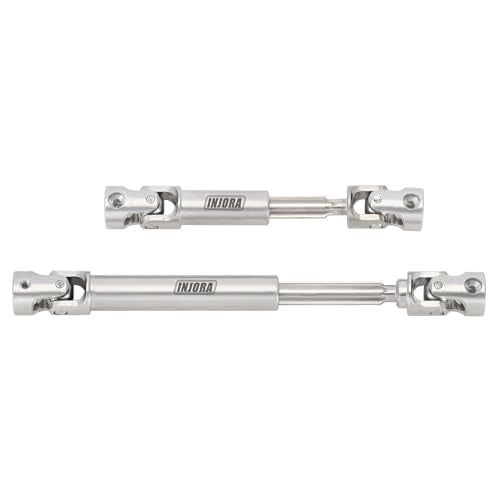 INJORA Stainless Steel Drive Shafts for TRX4M High Trail K10 F150
