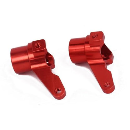 Steering Knuckle Models For Kyosho For Optima 4Wd 1/10 Aluminum 2PCS/set Steering Hub Carrier Blocks RC Model Car For Buggy Off-Road Hopup Parts(Titanium) - color: Titanium