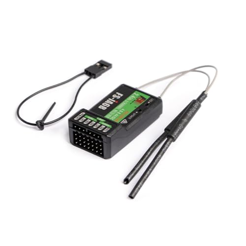 JeeFly FS-iA6B Receivers 6-Channel 2.4GHz Receiver with PPM/iBus Dual Antenna AFHDS2A Compatible with FS-i6/i6X/i10 Transmitters for RC Drones, Airplanes & Helicopters