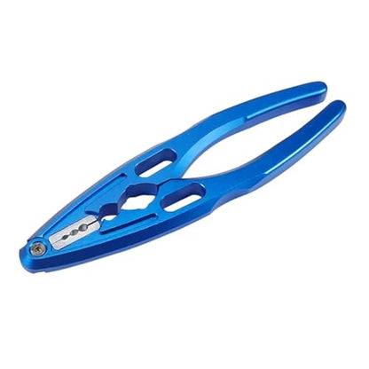 RC Car Disassembly Tool for 1/10 RC Crawler Boats Drones for LCG Rigs Links Building Aluminum CNC Pliers Pivot Ball Disassembly Tool Shock Body Shaft Holder(Blue) - size: Blue