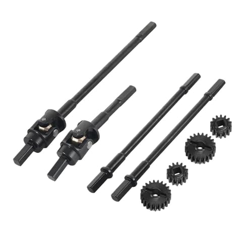 COMODO RC Crawler Drive Shaft 1/10 Scale AR45P Universal Joint Straight Shaft Compatible with III AR45 Portal Axle Models(for Front AXLE) - color: For Front Axle