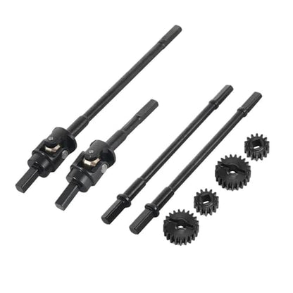 COMODO RC Crawler Drive Shaft 1/10 Scale AR45P Universal Joint Straight Shaft Compatible with III AR45 Portal Axle Models(for Front AXLE) - color: For Front Axle