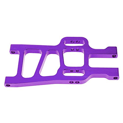 Metal Front Lower Suspension Arm Upgrade Part 08005 Compatible with Redcat Racing HSP 94111 1/10 RC Car Truck (Purple) - color: Purple