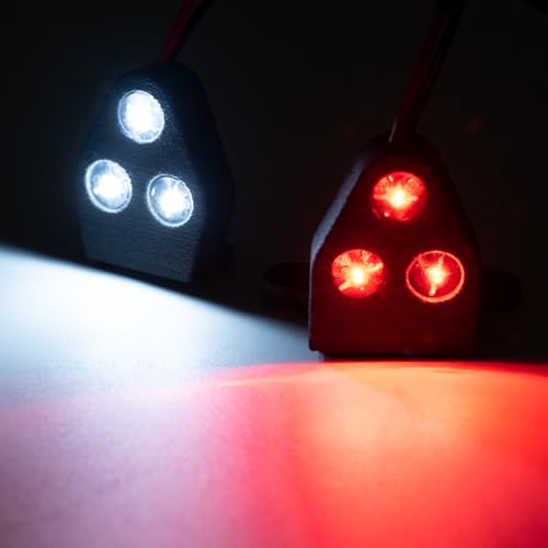 LED Headlights Taillight Front&Rear Lamp Lights Kit for TRX Jato 4X4 BL-2s 1/8 RC Model Car Monster Truck Upgrades Parts