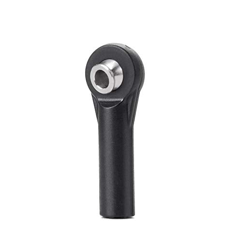 10Pcs M3 Plastic Bent Rod Ends,Black M3 Crawler Width Balls Ends for Axial D90 SCX10 RC Car (Black A) - color: Black a