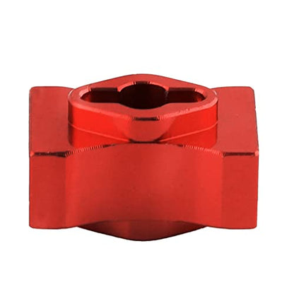 kingsea RC Metal Lock Straight Shaft Differential Posi Locker Spool Upgrade Parts Compatible with Team Associated DR10 Drag Race Car (Red) - color: Red