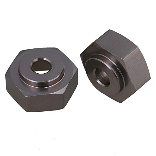 Mxfans Titanium Alloy N10237 RC 1:10 Model Car Wheel Hex Adapter 12mm to 17mm Upgrade Parts Set of 4