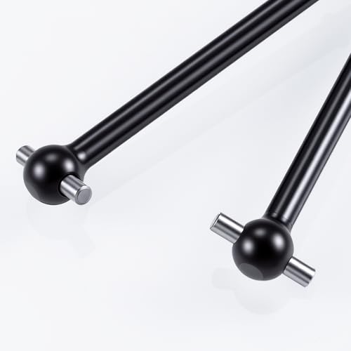 1 Pair Rear CVD Drive Shaft Fits for 1/10 Tamiya DT02 RC Beach Buggy Off-Road | RC Car Upgrade Replacement Parts,Aluminum Alloy,2pcs
