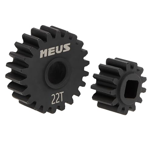 MEUS RACING Steel Overdrive Portal Gears for Axial Capra 1.9 UTB SCX10 III RC Crawlers (13-22T)