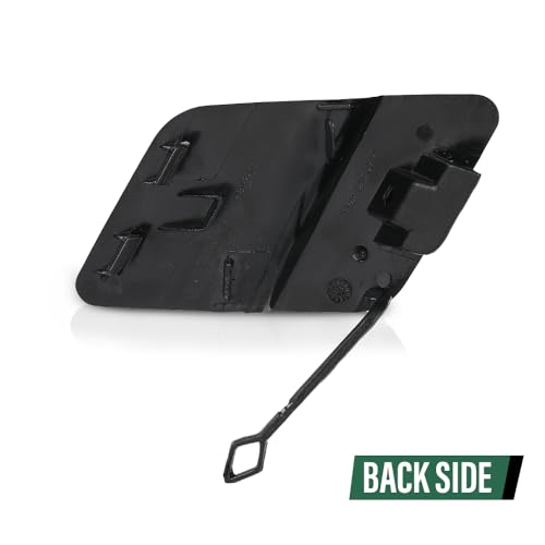 LQI Front Bumper Tow Hook Cover Cap Fit Benz GLK-Class X204 2008-2013 | Fit GLK250 GLK300 GLK350 2008-2013 2048850224 Black - size: Front | Fit Benz X204 GLK-Class 2008-2013