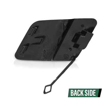 LQI Front Bumper Tow Hook Cover Cap Fit Benz GLK-Class X204 2008-2013 | Fit GLK250 GLK300 GLK350 2008-2013 2048850224 Black - size: Front | Fit Benz X204 GLK-Class 2008-2013