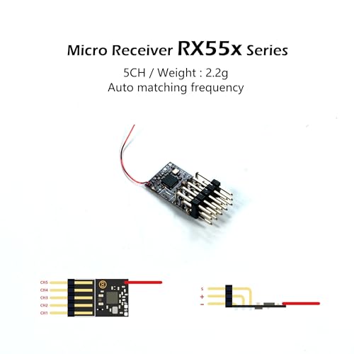 2.4G 5CH Mini Receiver Auto-Matching Frequency S-FHSS;DSMX/2;FRSKY-D16;Flysky AFHDA-2A;ACCST-D16 (RX558)