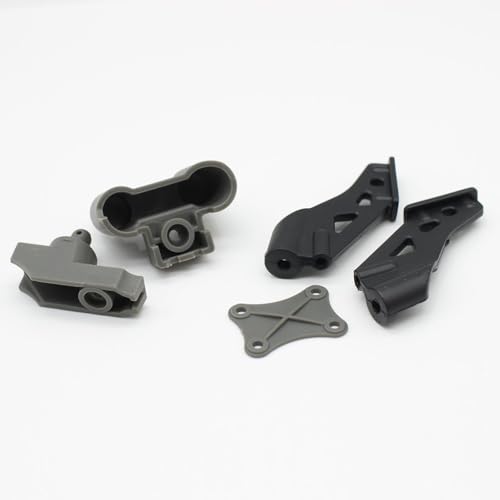 Plastic Tail Wing Fixed Part Car Shell Column Replacement RC Parts for WLtoys 124008 124010 1/12 4WD RC Car - color: Fixed Parts