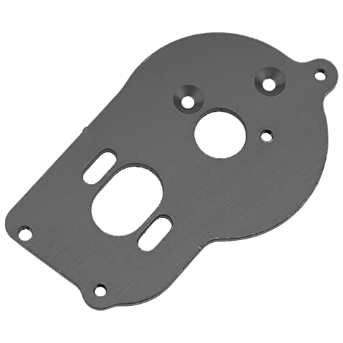 Metal Motor Mount Plate Fixed Bracket Compatible with Losi 1/18 Mini-T 2.0 2WD Stadium RC Truck Hop-Up Parts (Black) - color: Black