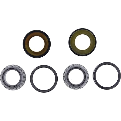 All Balls Racing 22-1021 Steering Bearing Kit, Silver | OEM replacement, fits Montesa 315R 4RT XR200R CR80R XR600R CRF150F, 125 450 480 engines, for atv, 22-1021