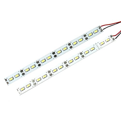 24 LEDs Chassis Light Aluminum RC LED Strip 6V & 7.87" JR Plug Y Splitter Wire,JR Male to JST Female Y Harness Wire Adapter JR Servo Y Parallel Extension Cable Lead