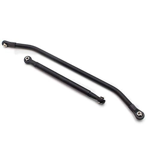 LCX Racing 1/10th RC Crawler Car Aluminum AR60 OCP Front Axle Steering Link for Axial Wraith RR10 SMT10 AX10, Upgrades Parts Accessories (Black) - color: Black