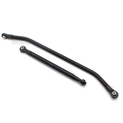 LCX Racing 1/10th RC Crawler Car Aluminum AR60 OCP Front Axle Steering Link for Axial Wraith RR10 SMT10 AX10, Upgrades Parts Accessories (Black) - color: Black