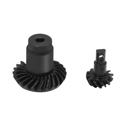 4Pcs 12/20T or 12/24T Steel Alloy Overdrive Helical Axle Gear Set for FMS 1/24 FCX24 FCX18 RC Crawler Car Metal Gear Upgrade Part (12/20T)
