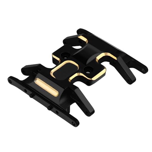 Brass Skid Plate Counterweight Center Gearbox Mount for 1/24 RC Crawler Car Axial SCX24 Gladiator Bronco C10 JLU Deadbolt Upgrades Parts,12g