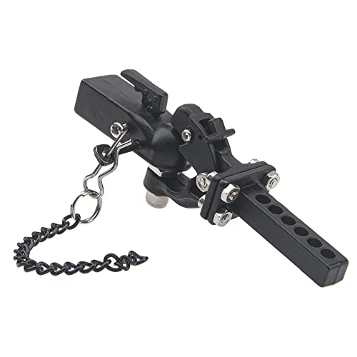 ShareGoo Metal RC Trail Tow Hitch Trailer Hook & Simulation M3 Ball Buckle Link Component Compatible with Traxxas TRX4 90046 90047 Axial SCX10 1/10 RC Crawler (RC Hook & Coupler)