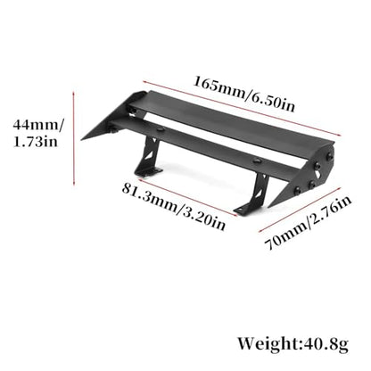 1 Set 1/10 RC Rally Car Tail Wing Rear Spoiler Wing for Tam-iya TT02 TT01 XV01 for HSP 94123 94122 1/10 RC Drift Car Accessories